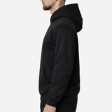 RK BLANK HOODIE SCHWARZ SLIMFIT