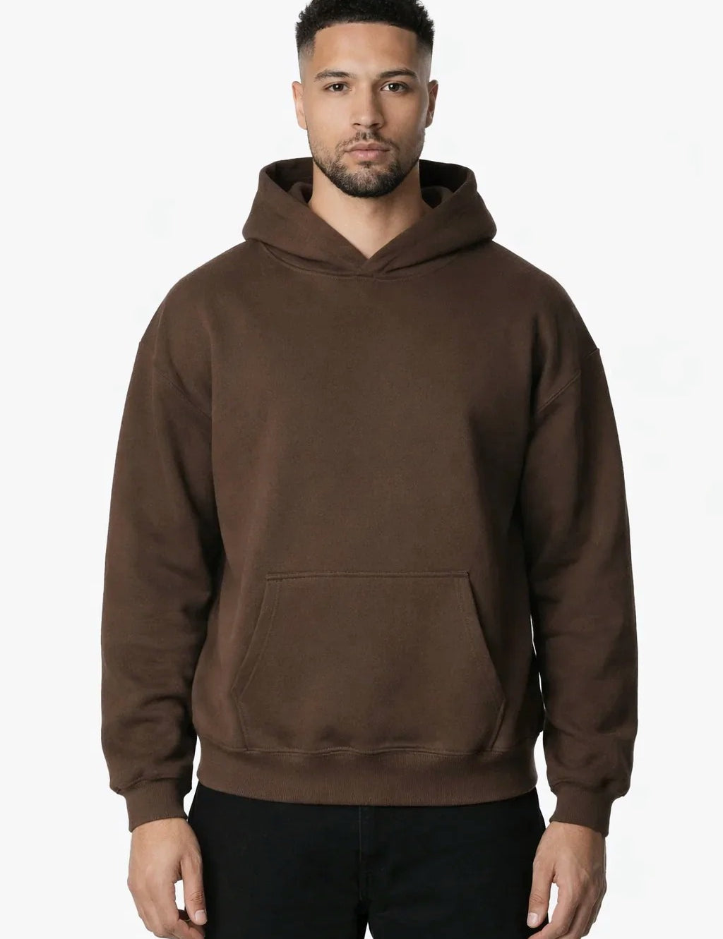 RK BLANK HOODIE COFFEE REGULAR FIT