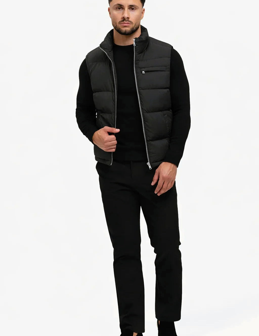 TORINO DOWN BODYWARMER | BLACK