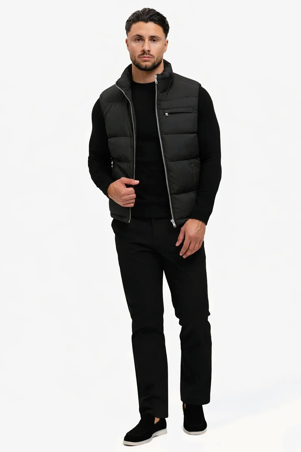 TORINO DOWN BODYWARMER | BLACK