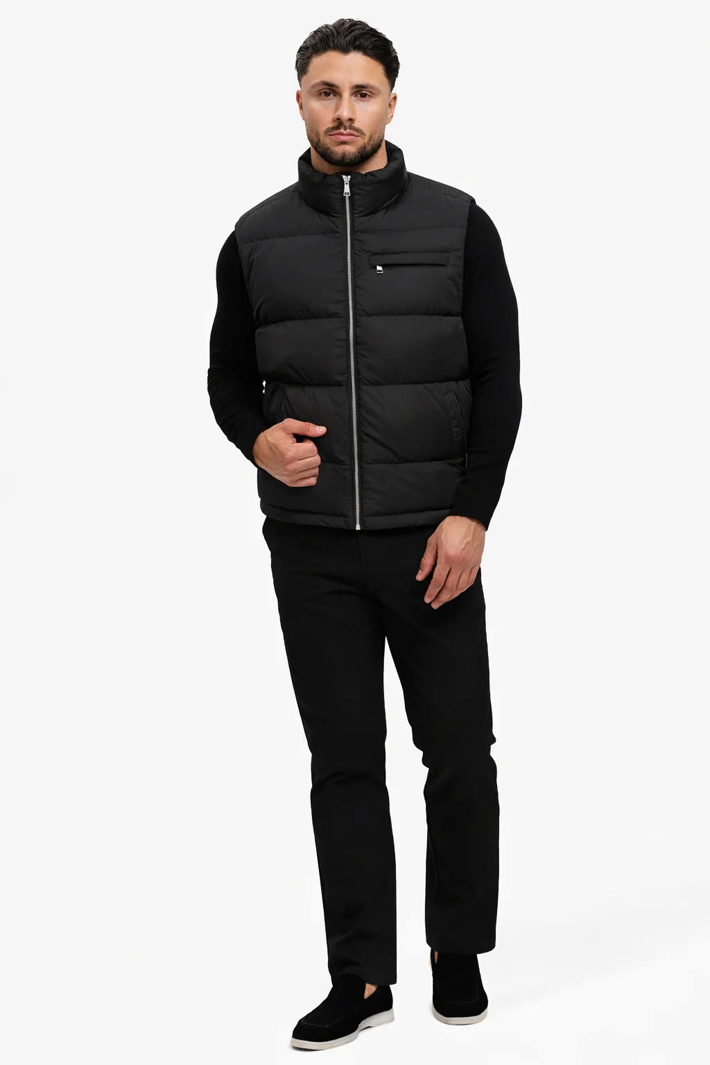 TORINO DOWN BODYWARMER | BLACK