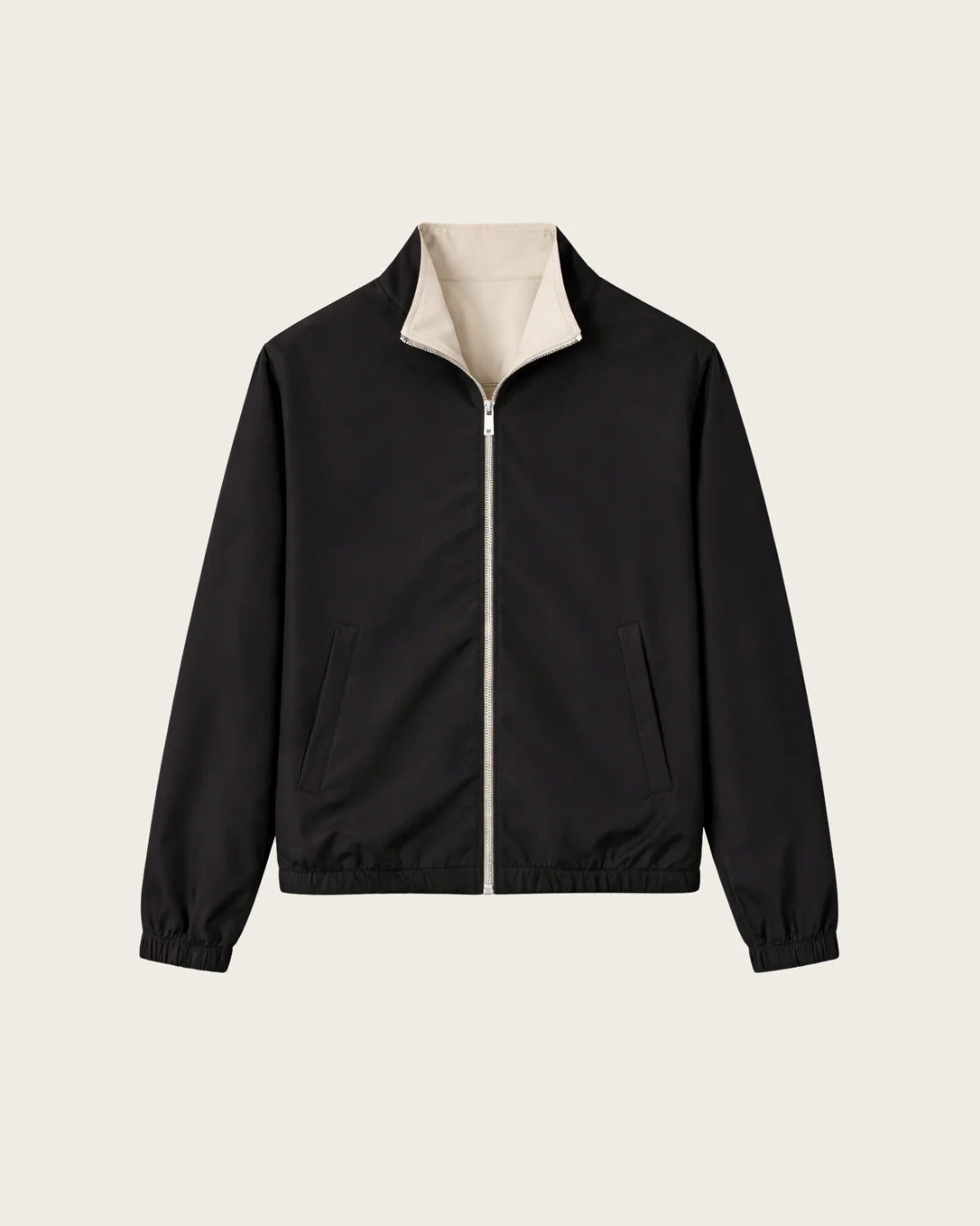 Core Jacket Black - achtergrond #efece6