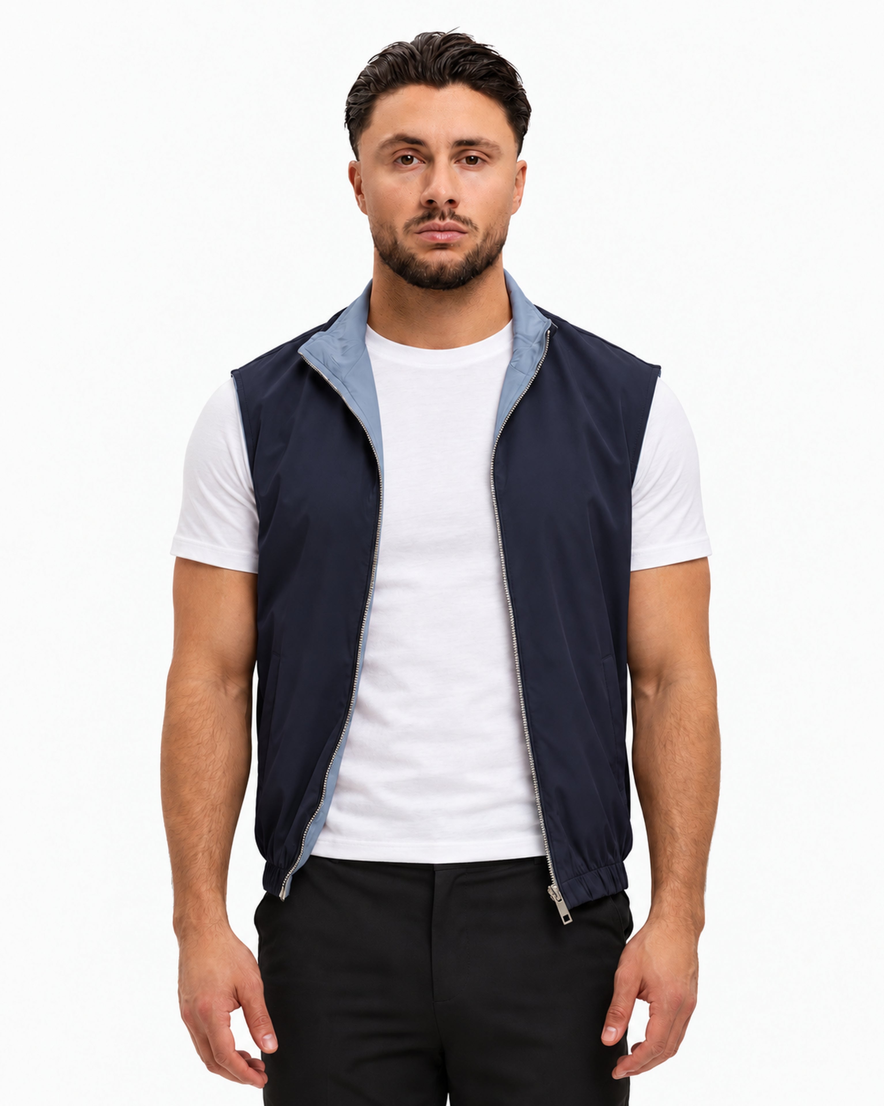Core Bodywarmer Navy - studio voorkant