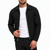Core Zip Jacket black - studio pose