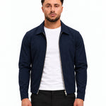 Core Zip Jacket navy - studio voorkant