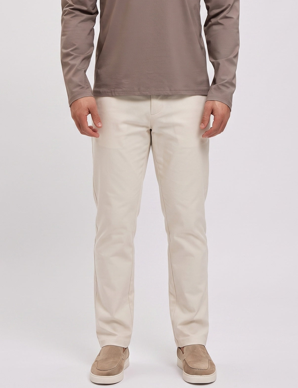 Essentials Smarts Pants Creme - voor