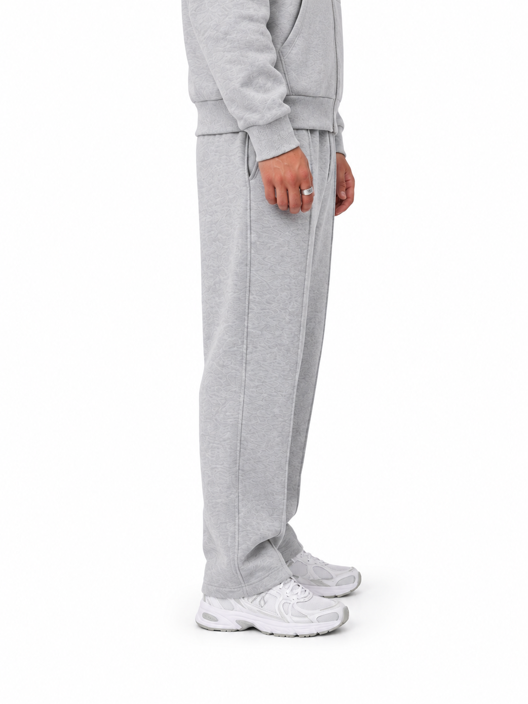 Deluxe Jogger Light Grey, zijaanzicht