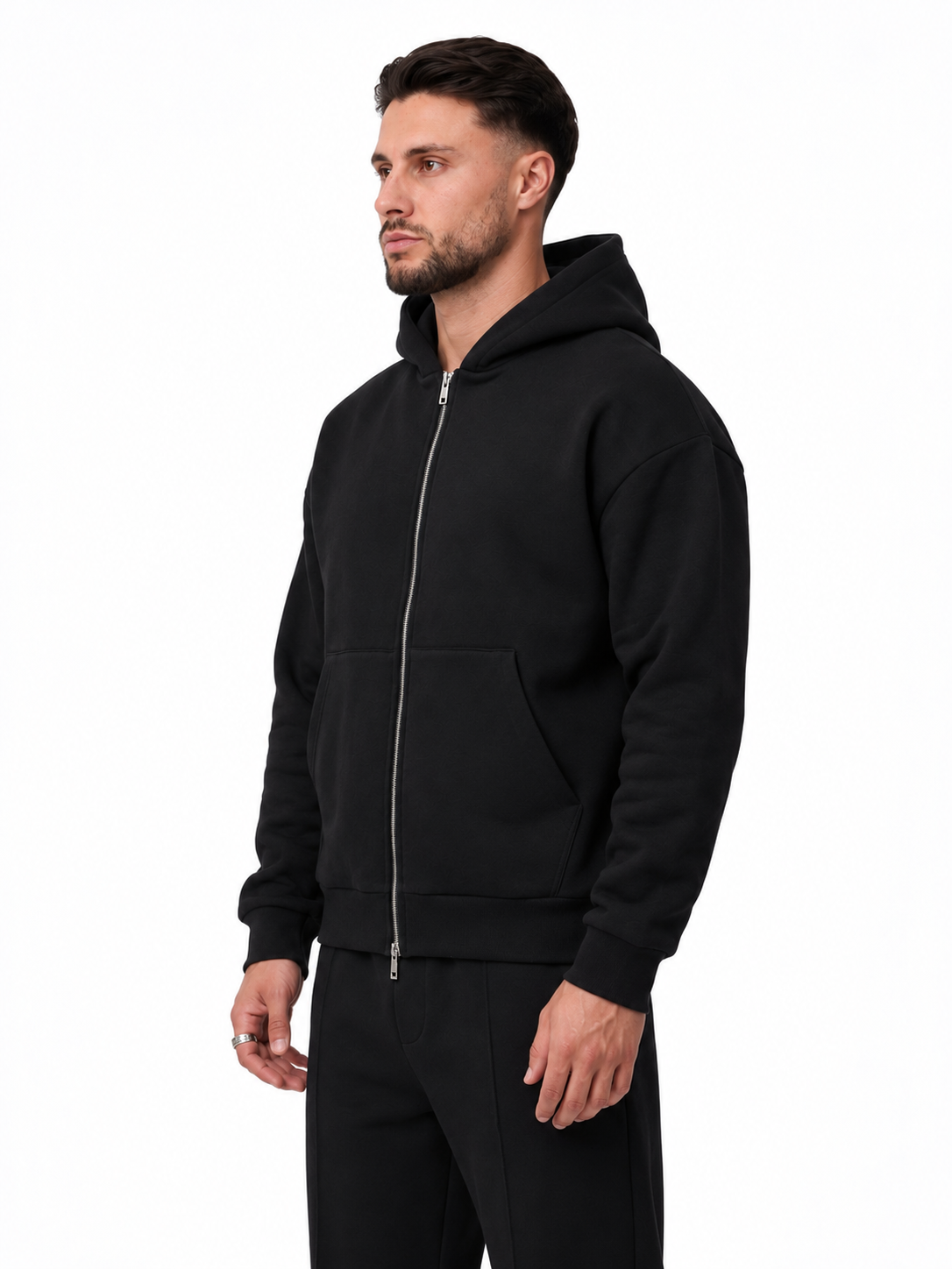 Deluxe Vest Black, zijaanzicht