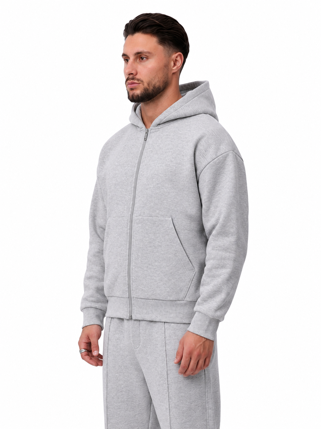 Deluxe Vest Light Grey, zijaanzicht