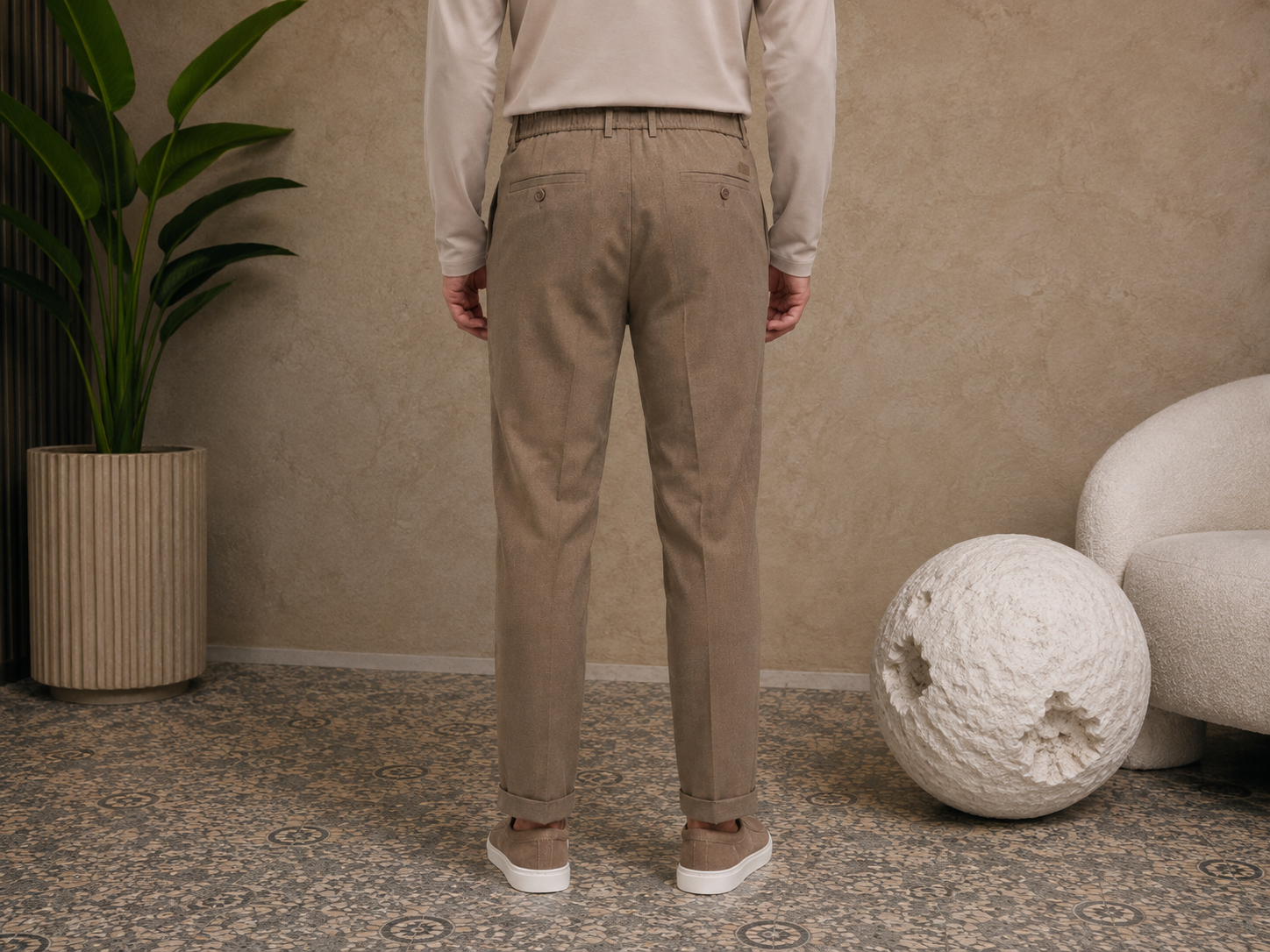 Tailered Pants Brown