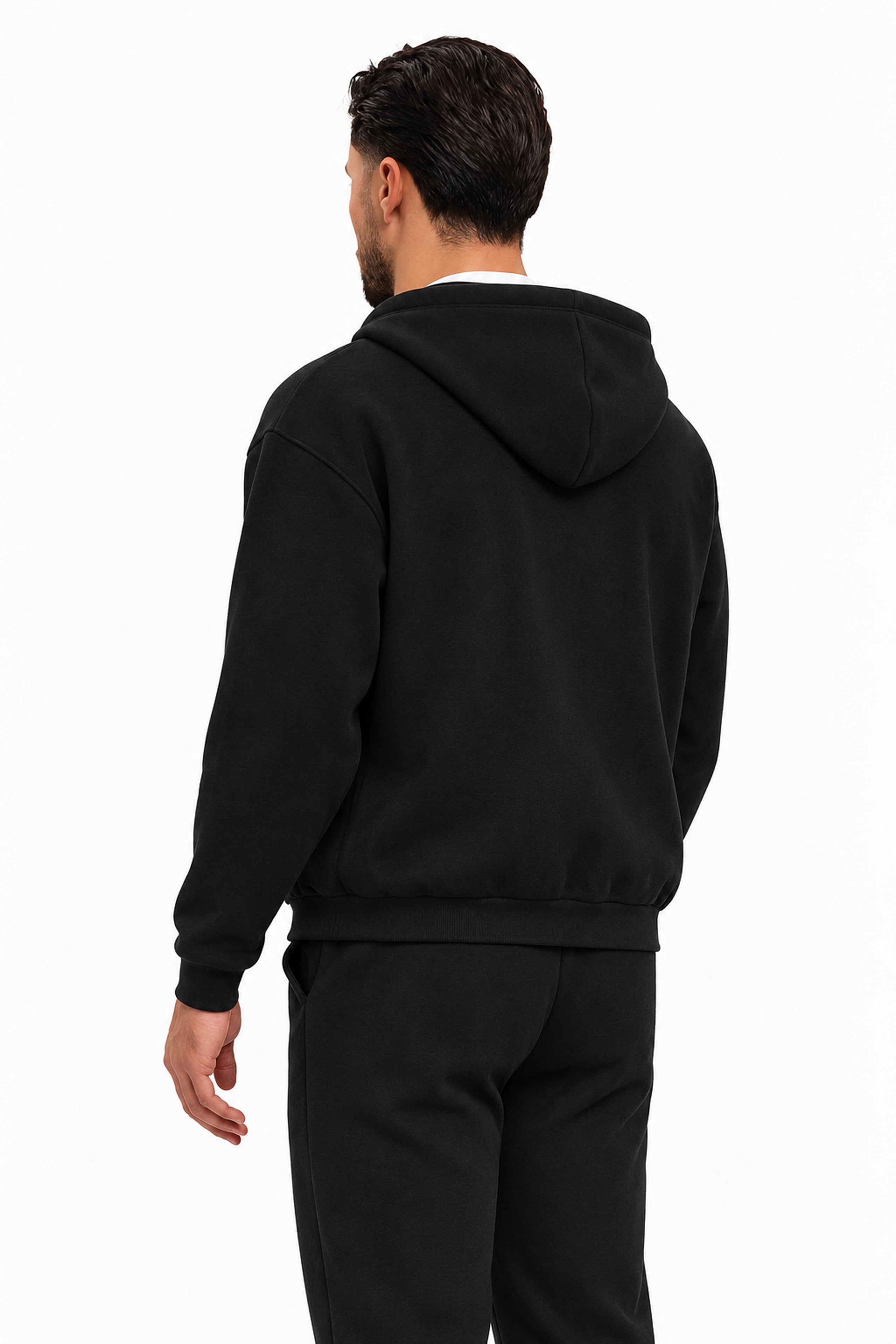 Essential Vest Black, achteraanzicht