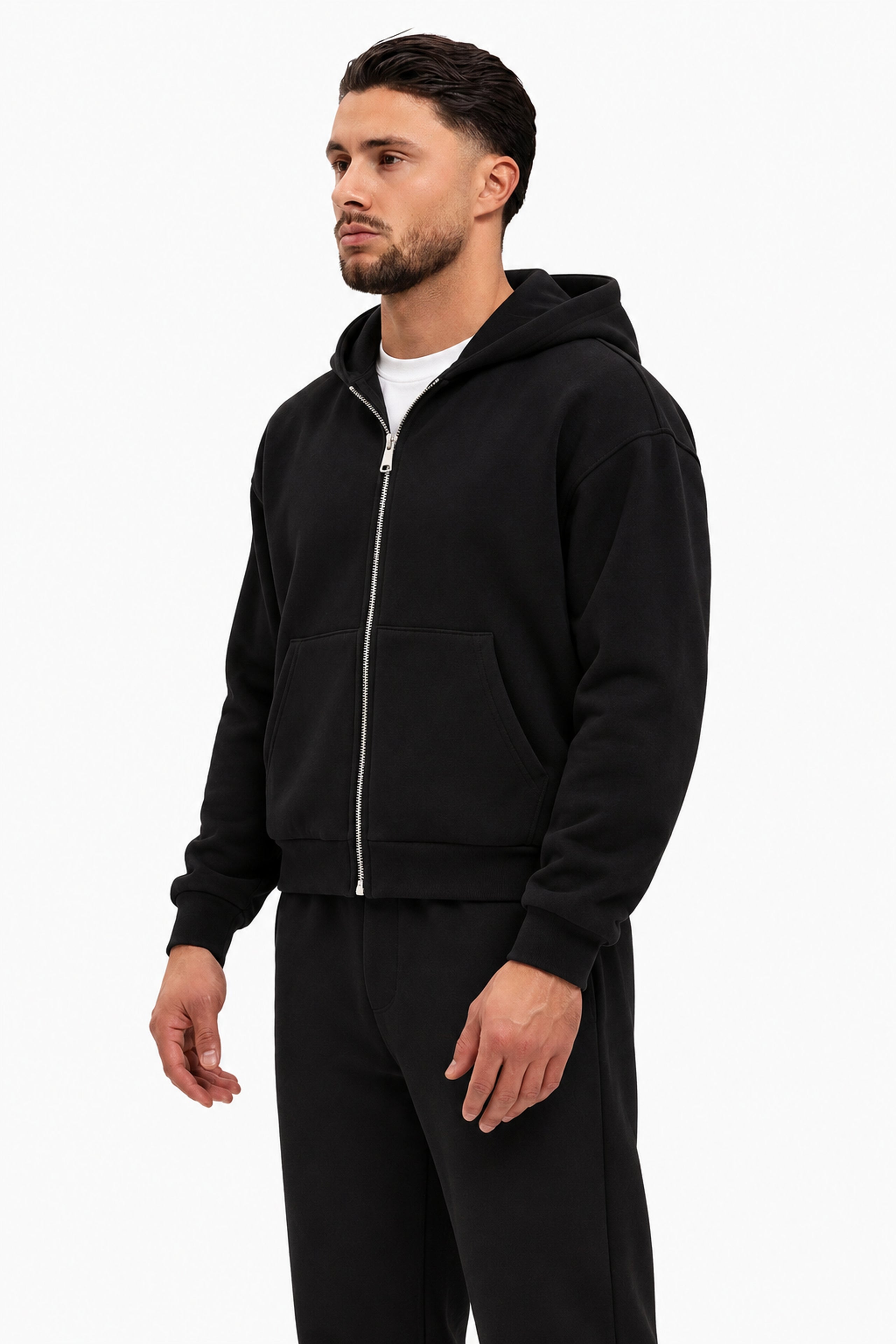 Essential Vest Black, zijaanzicht