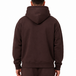 Essential Hoodie Brown, achteraanzicht