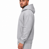 Essential Hoodie Light Grey, zijaanzicht