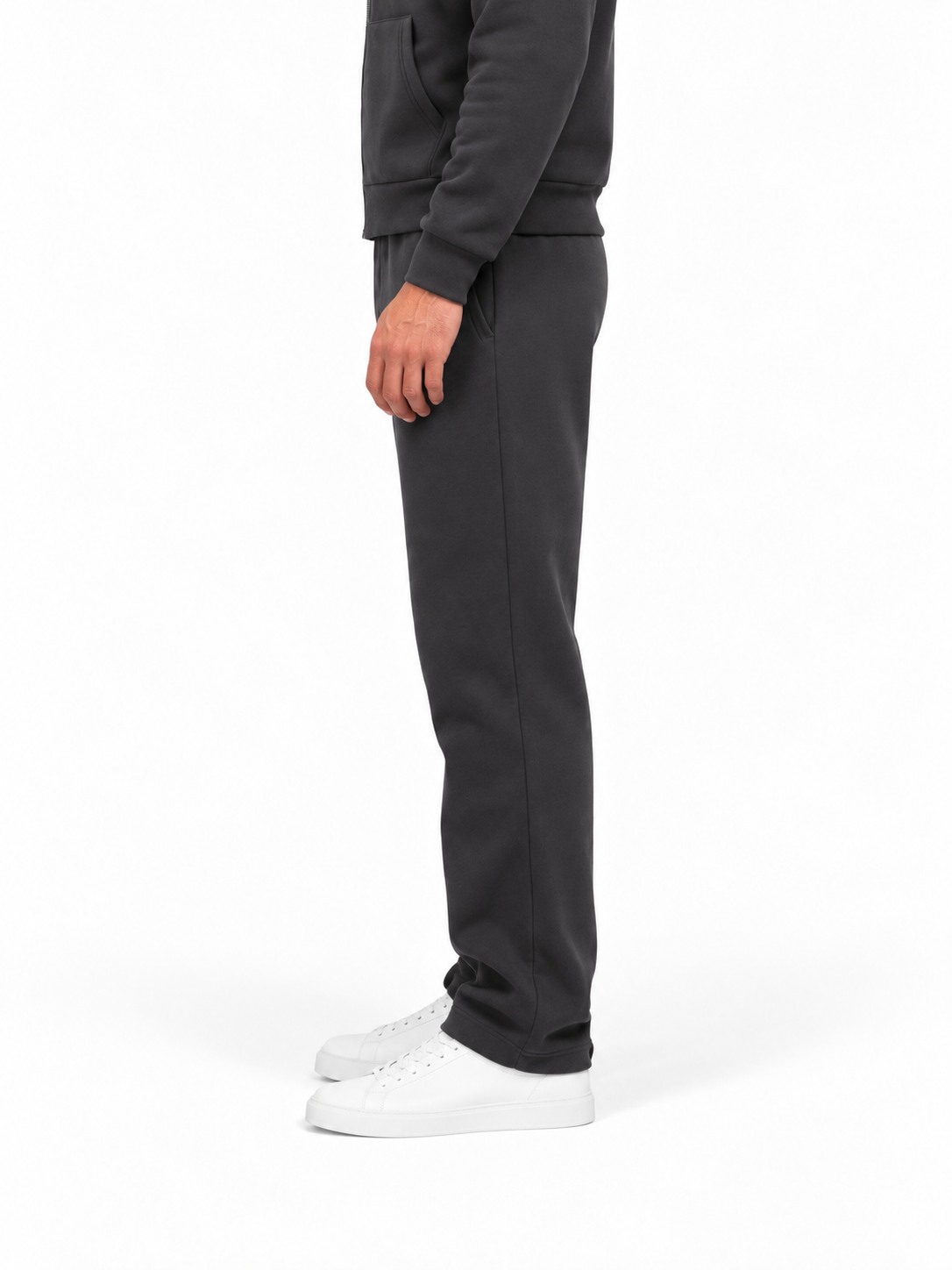 Essential Jogger Antraciet, zijaanzicht