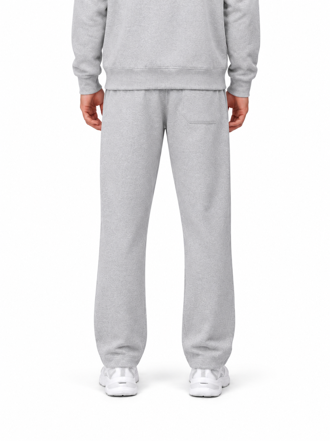 Essential Jogger Light Grey, achteraanzicht