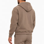 Essential Vest Taupe, achteraanzicht