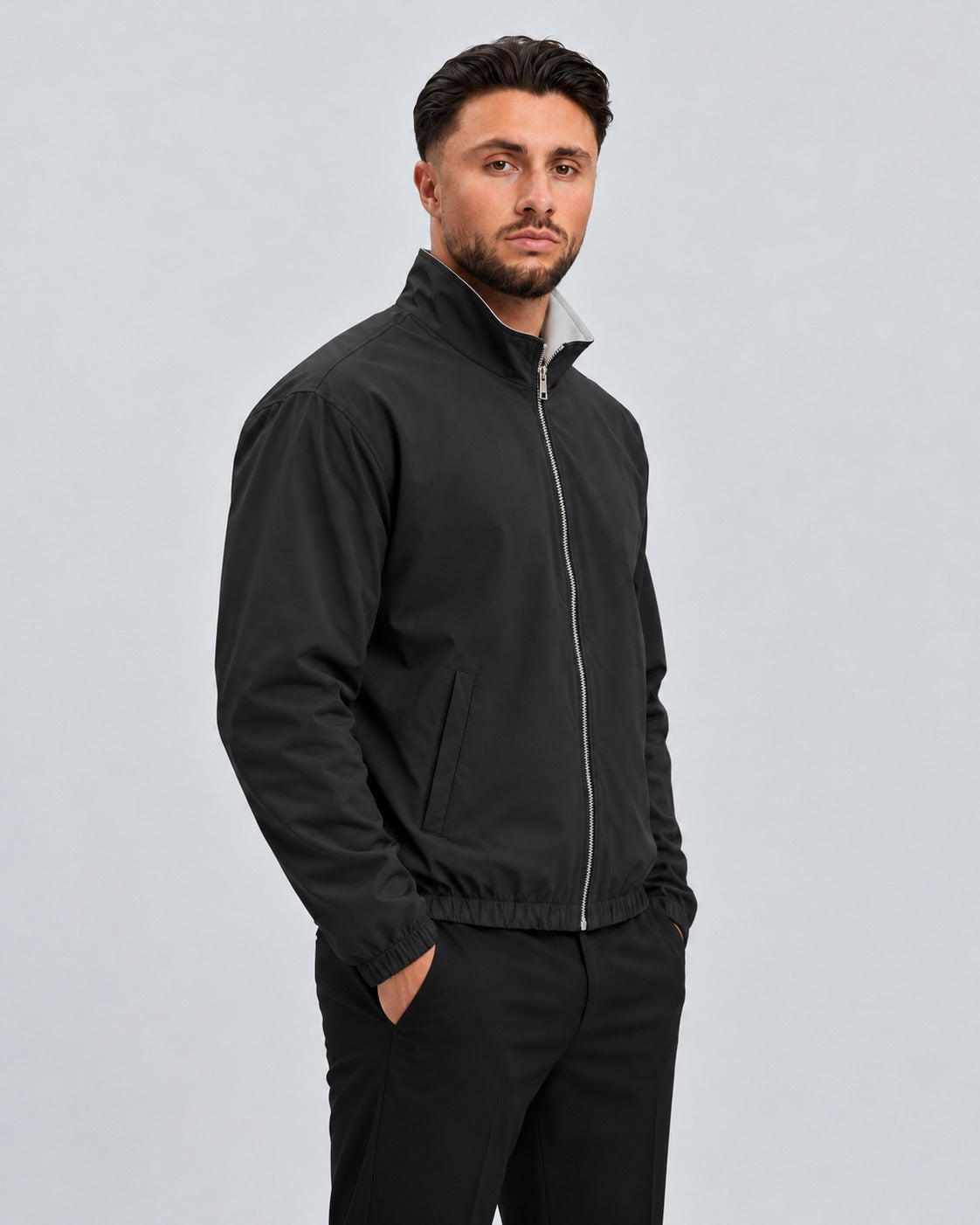 Core Jacket Anthracite - zijkant studio
