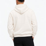 Grace Hoodie Creme - achterkant op model