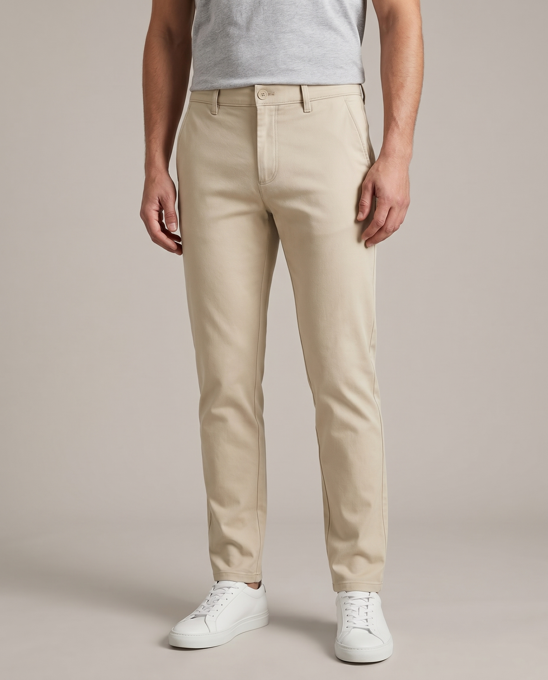 LUXURY PANTS CREME - studio op model