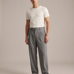 ROMEO STRAIGHT PANTS GREY - studio op model