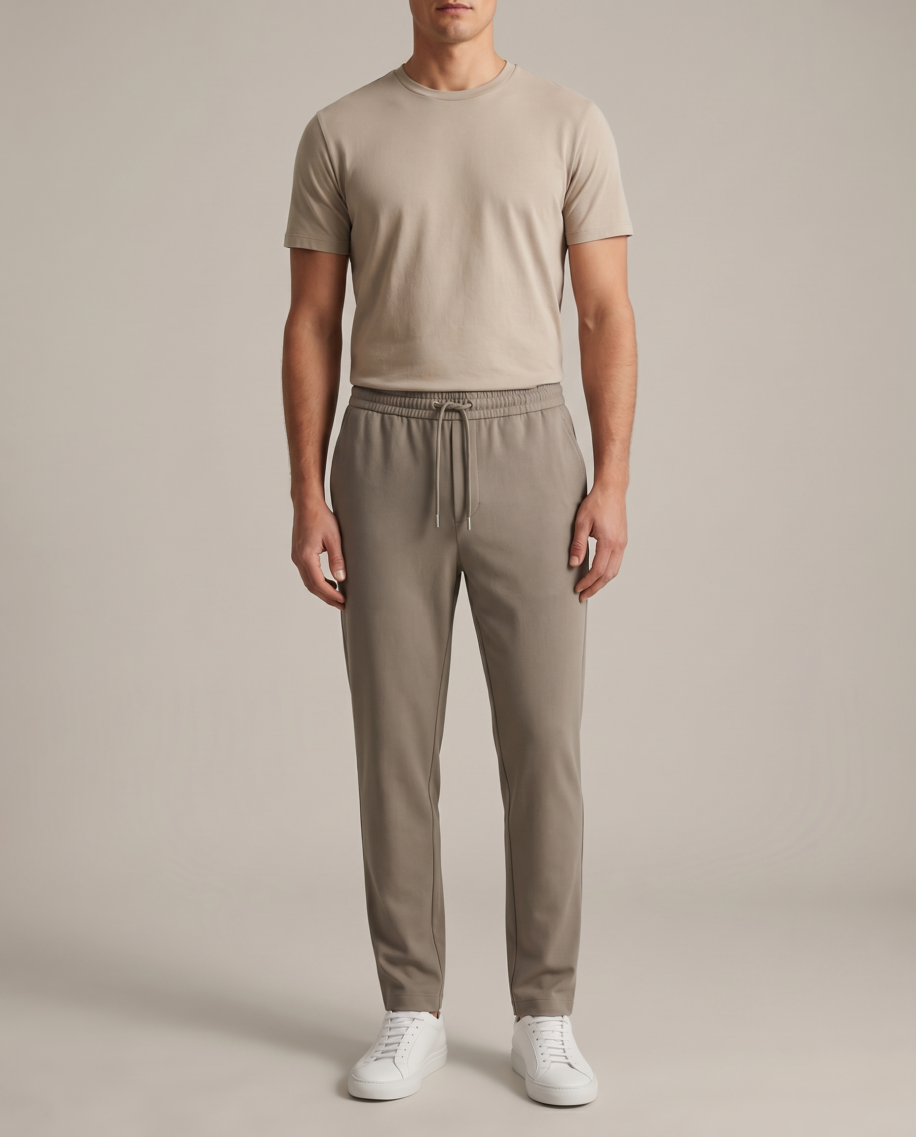 TECH PANTS OLIVE - studio op model
