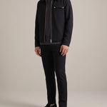 BASE ZIP JACKET BLACK - studio op model