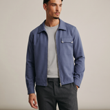 BASE ZIP JACKET GREY - studio op model