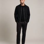 CORE ZIP JACKET BLACK - studio op model