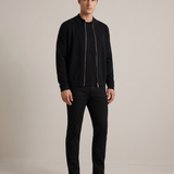 RIVAS HEAVY ZIPPER VEST BLACK - studio op model