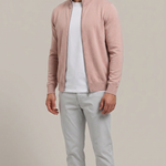 RIVAS HEAVY ZIPPER VEST CREME - studio op model