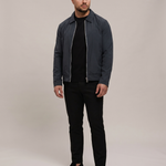 SMART JACKET NAVY - studio op model