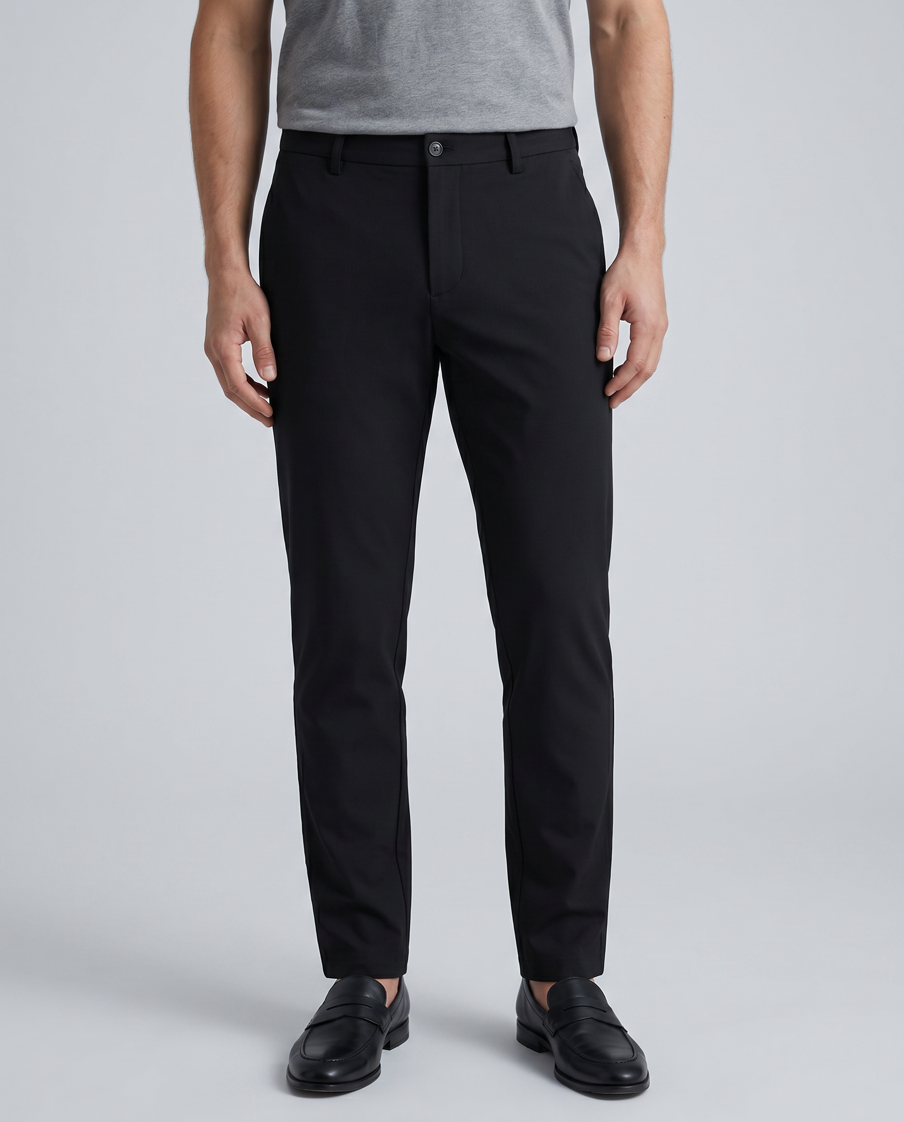 BASE PANTS BLACK - studio op model (v2)