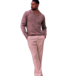 Renzo Polo Beige white background for marketplace