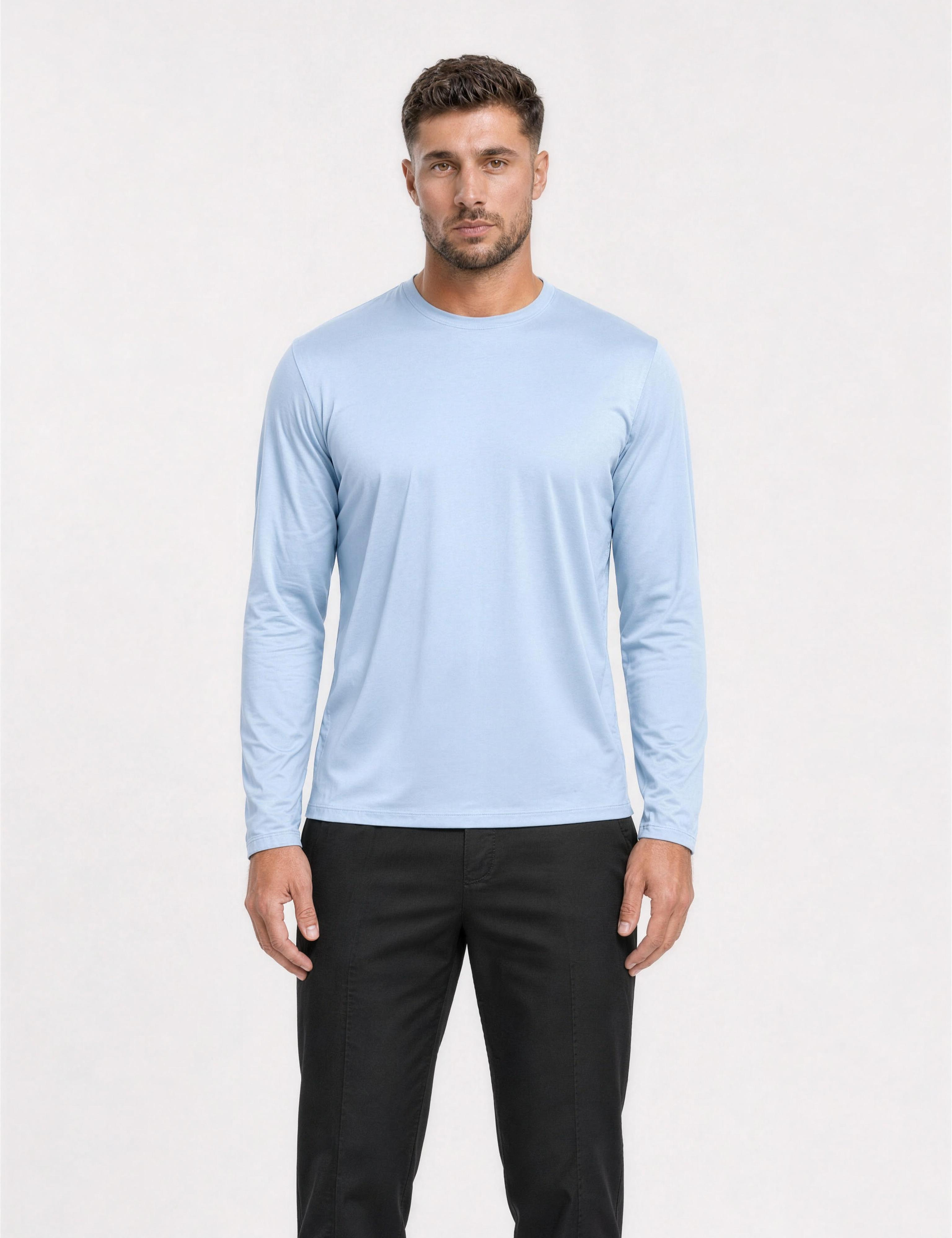 SHINY ESSENTIAL LONGSLEEVE SKY BLUE