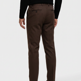 Milan Pants Brown - model achter