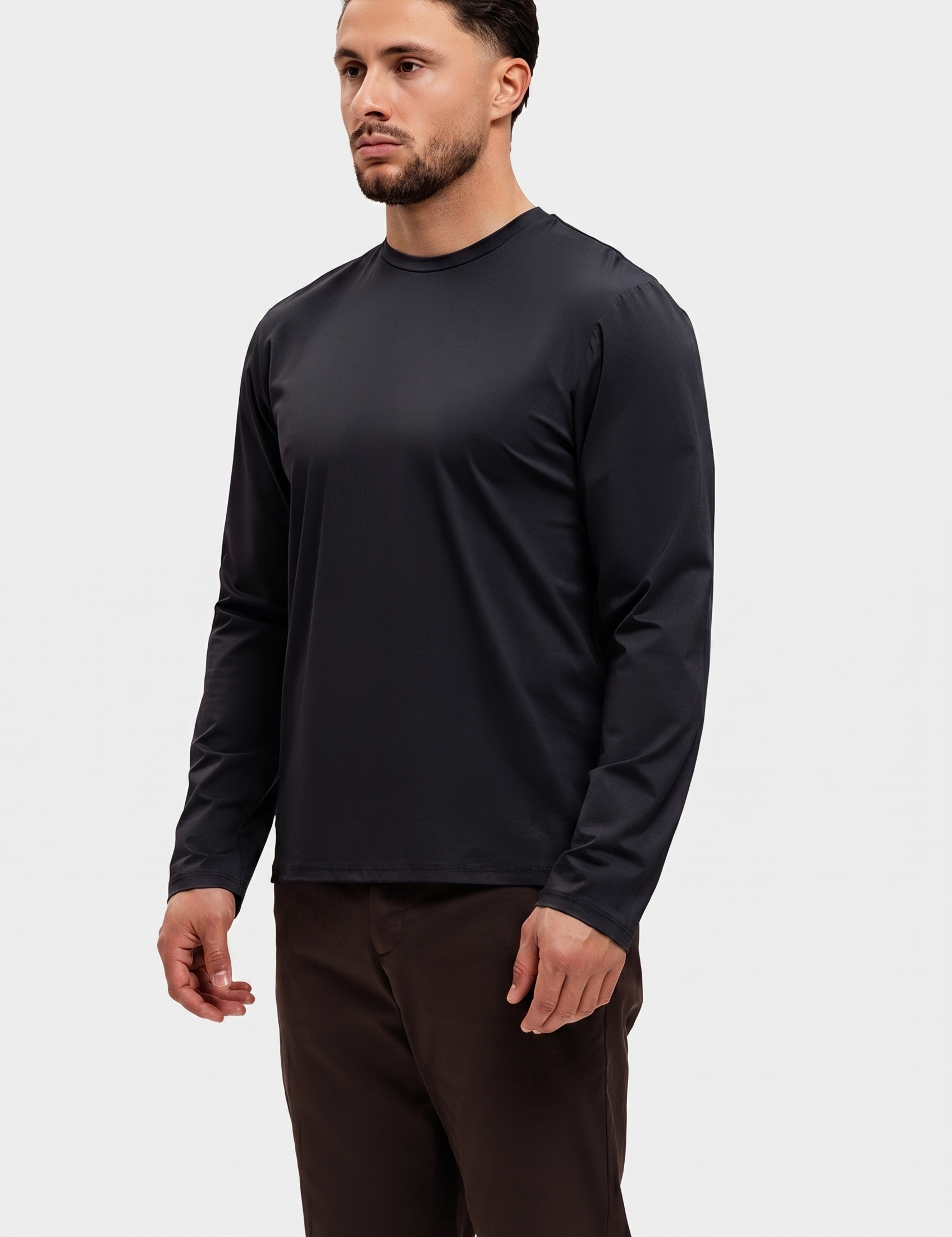 SHINY ESSENTIAL LONGSLEEVE BLACK