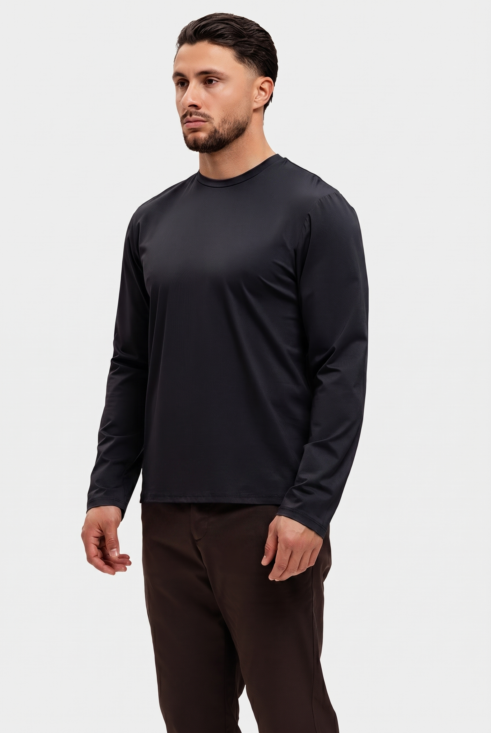 SHINY ESSENTIAL LONGSLEEVE BLACK