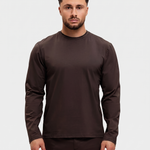 SHINY ESSENTIAL LONGSLEEVE DEEP BROWN