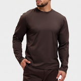 SHINY ESSENTIAL LONGSLEEVE DEEP BROWN