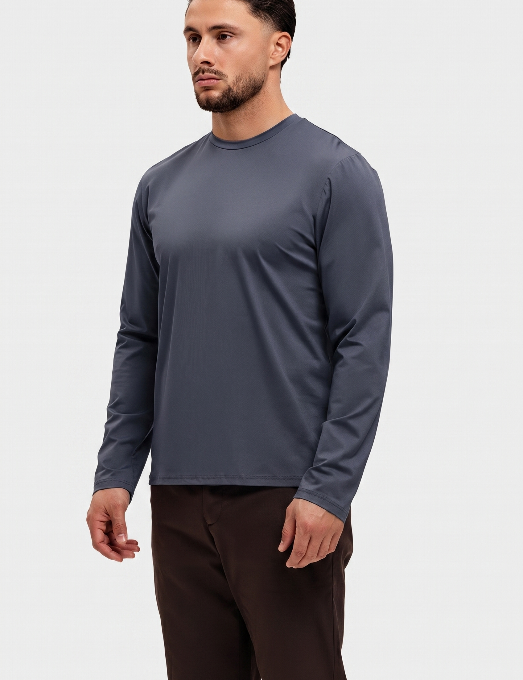 SHINY ESSENTIAL LONGSLEEVE GREY