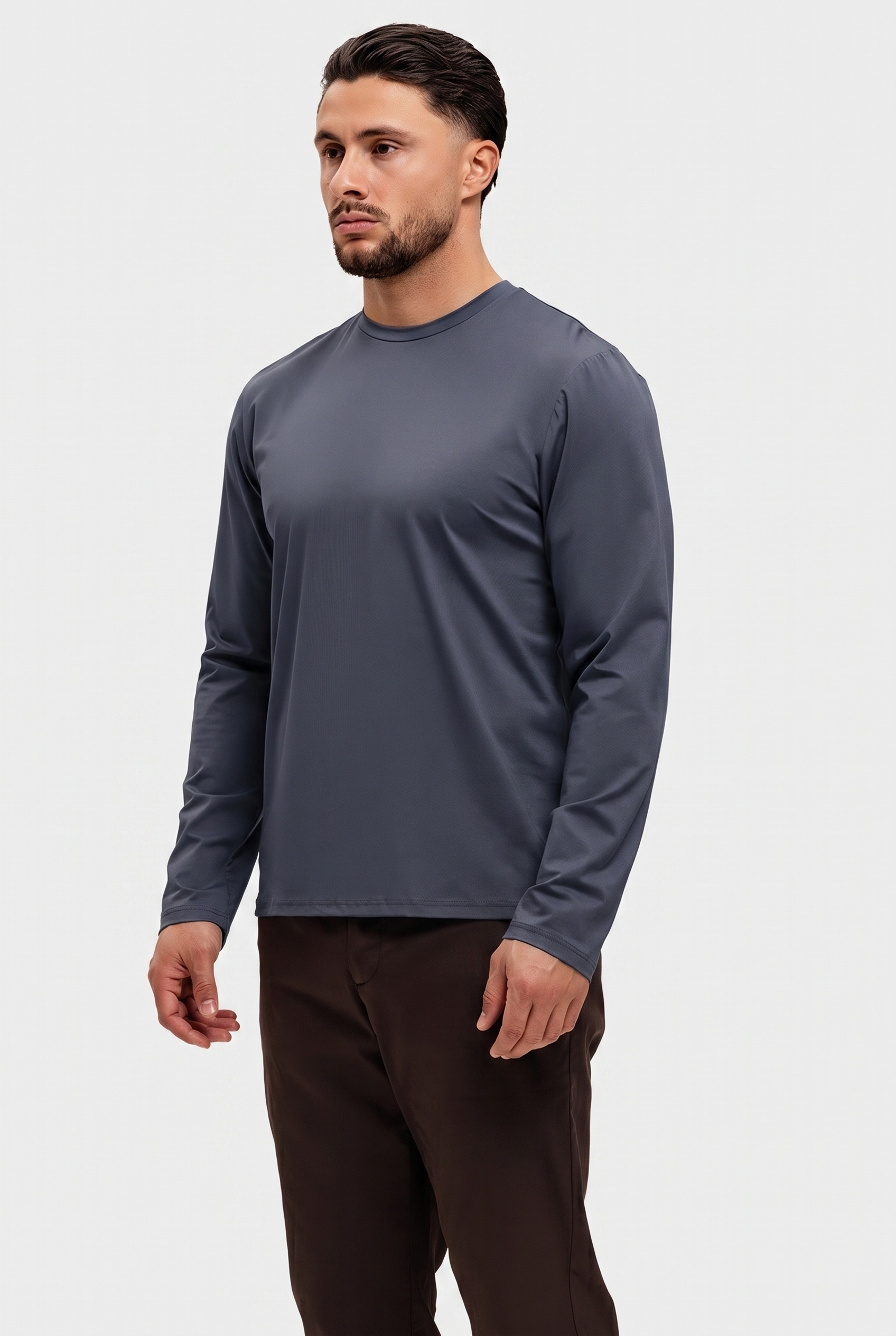SHINY ESSENTIAL LONGSLEEVE GREY