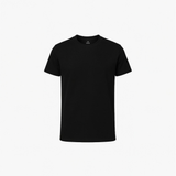 Classic Cotton T-shirt Black 4K white bust