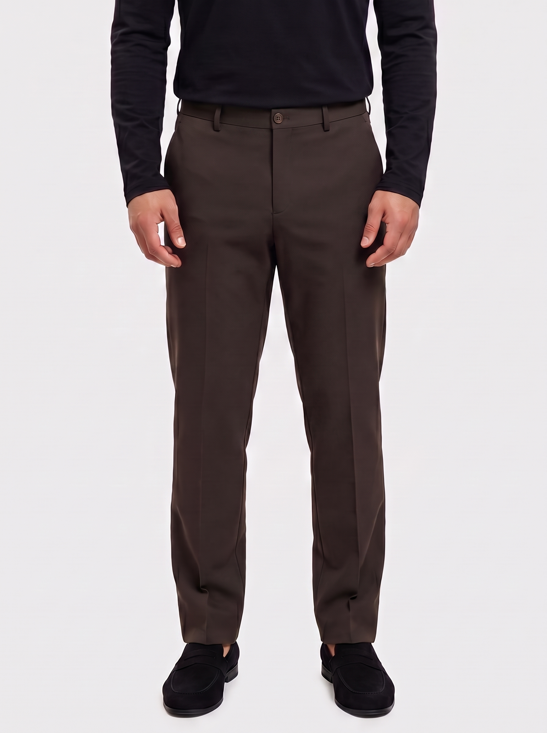 ESSENTIALS SMARTS PANTS EARTH front