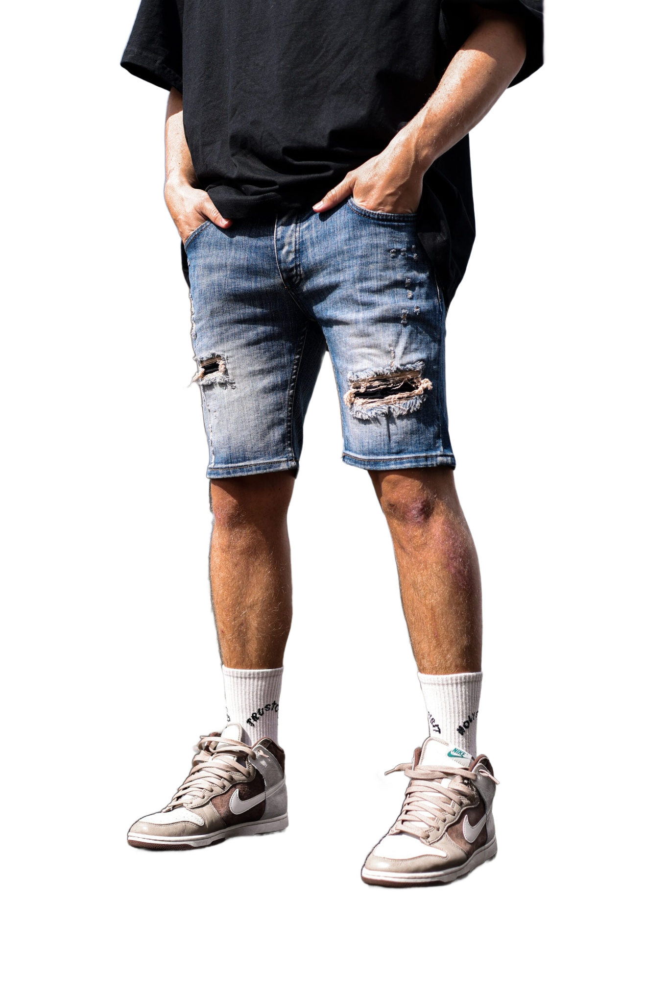 Triumph Blue Jeans white bust