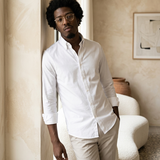 Classic White Shirt - editorial model