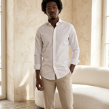 Classic White Shirt - editorial model