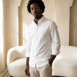 Classic White Shirt - editorial model