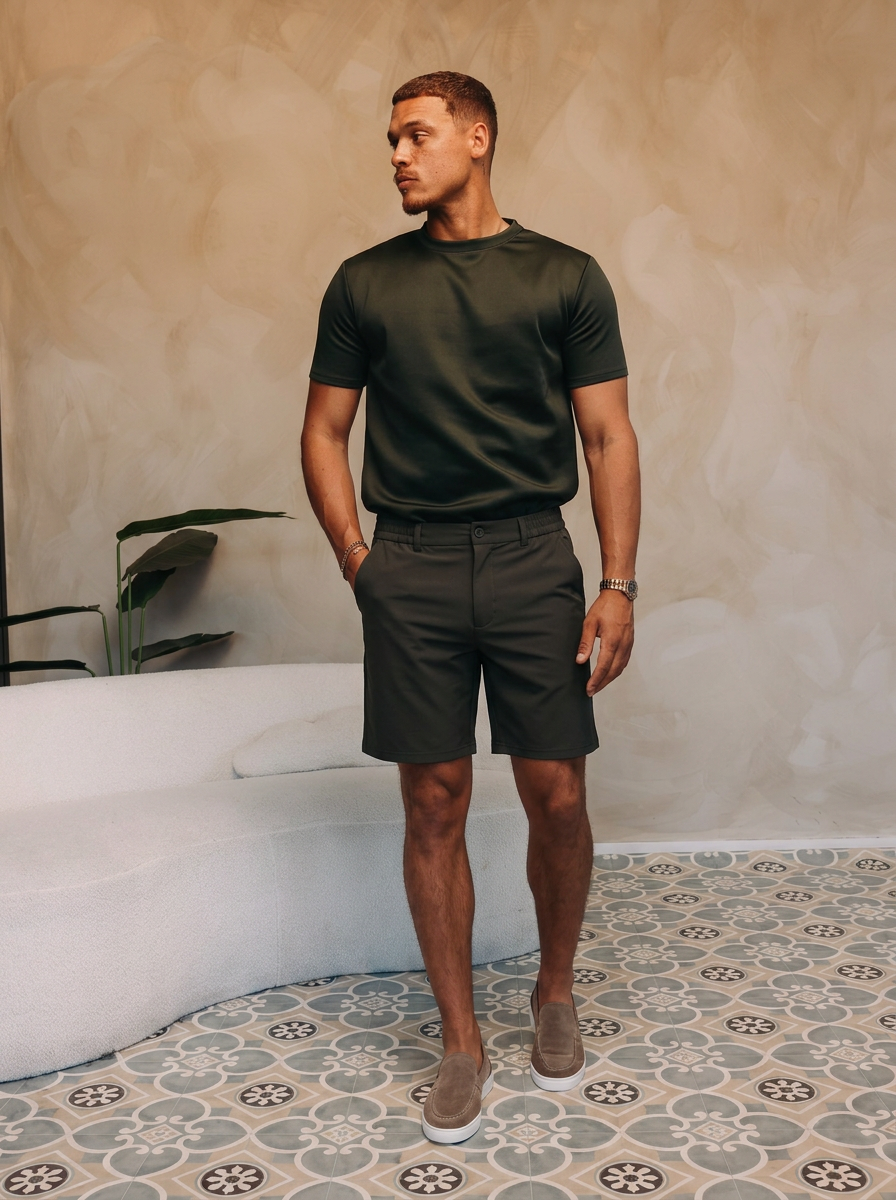 Active Shorts Olive — lifestyle 1