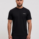Logo T-Shirt Zwart Regular Fit - voorkant studio